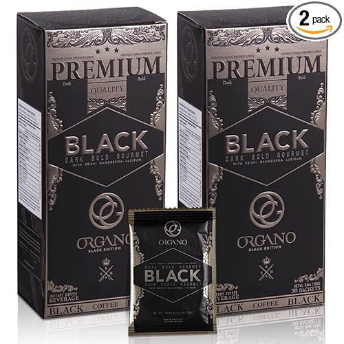 2 Boxes Organo Gold Black Coffee,100% Certified Organic Ganoderma