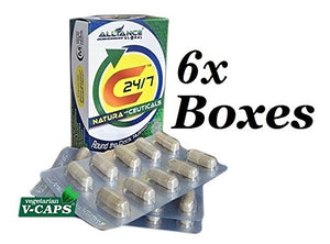 6 Boxes of C24/7 Natura-Ceuticals  Dietary Supplement  by Nature's way USA-Expire 10/2025